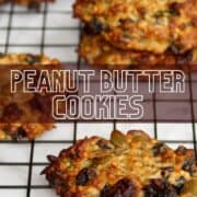 peanut butter cookies pinterest image
