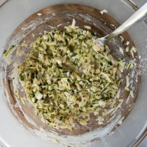 batter for zucchini fritters