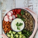 Mediterranean veggie bowl