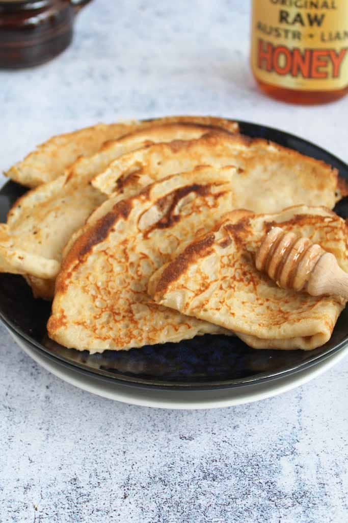 gluten-free crepes on a plate
