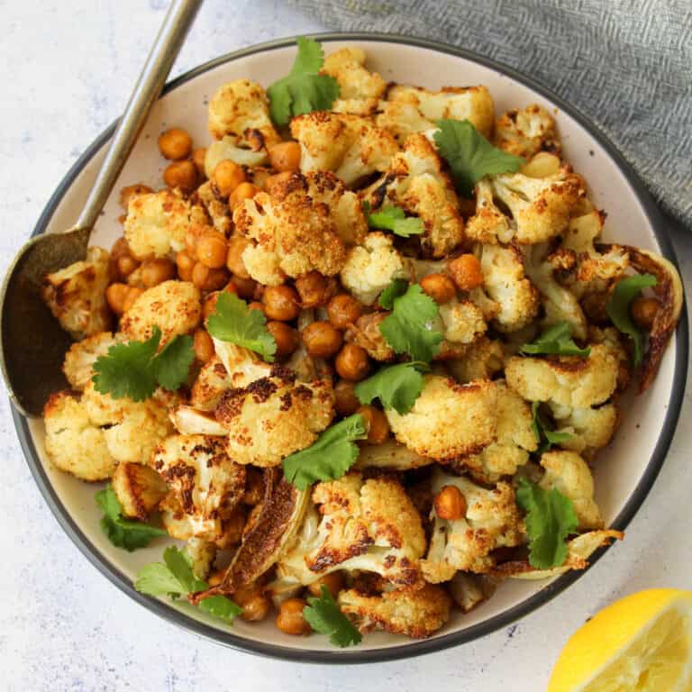 Oven Roasted Cauliflower (Middle-Eastern Recipe)