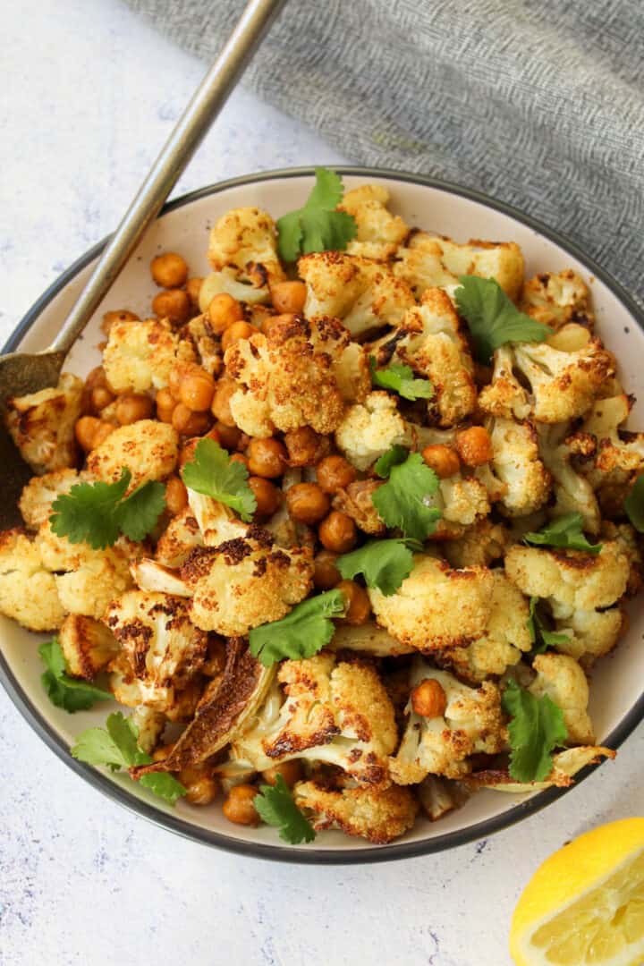 Oven Roasted Cauliflower (MiddleEastern Recipe) A Is For Apple Au