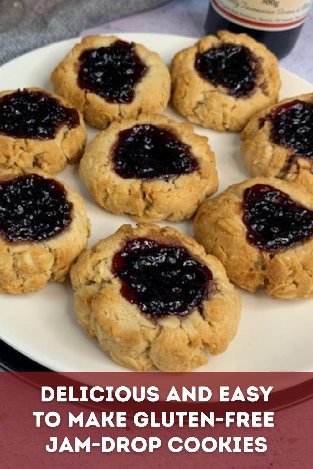 Delicious and easy to make glutenfree jamdrop cookies A Is For Apple Au