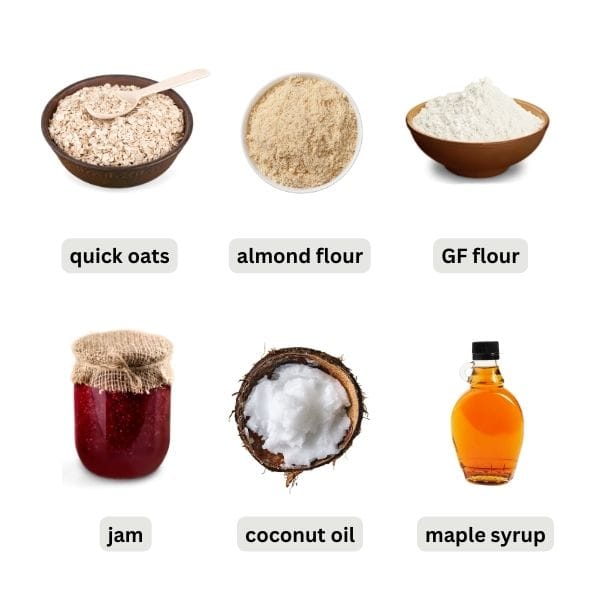 ingredients needed for jam drop cookies