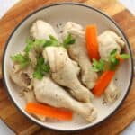 boiled chicken legs recipe