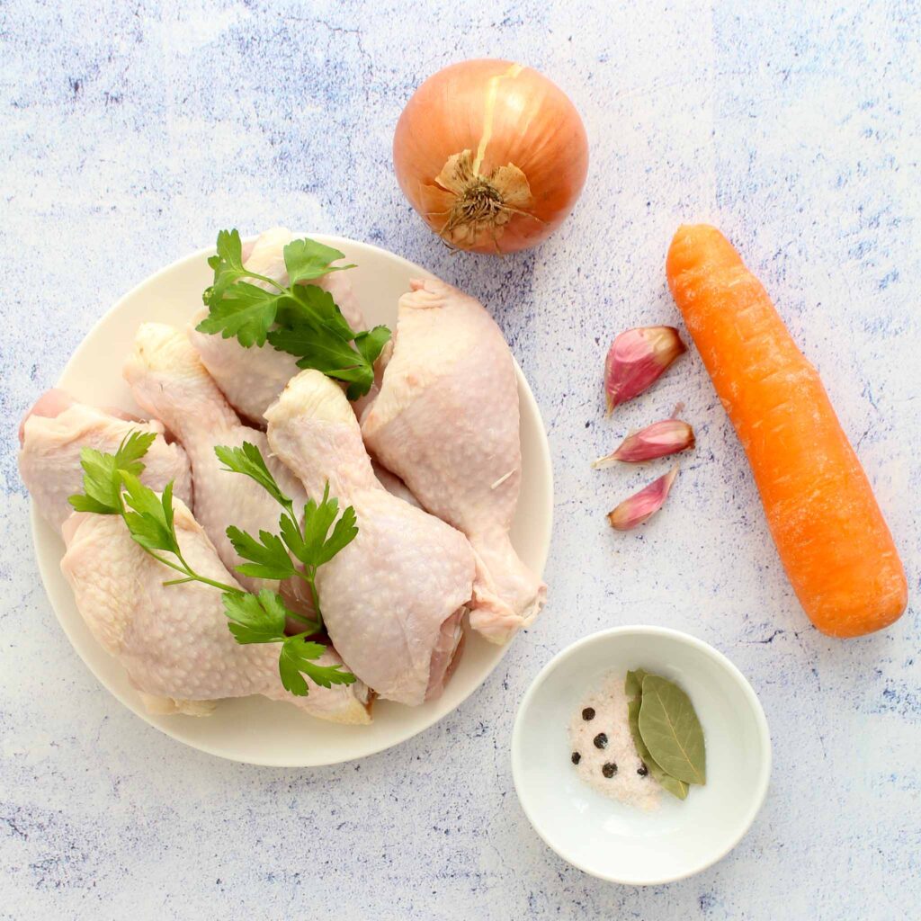 how to boil chicken legs ingredients