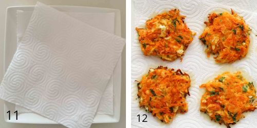 sweet potatoes fritters step by step