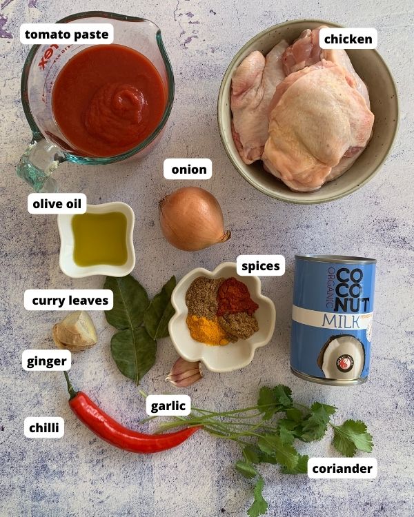 madras chicken recipe ingredients