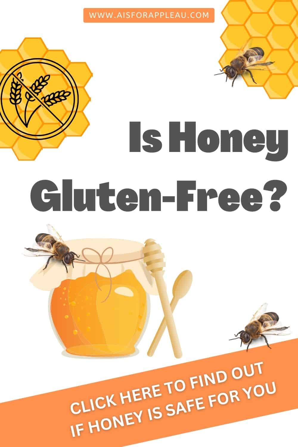 image with a question if honey is gluten-free