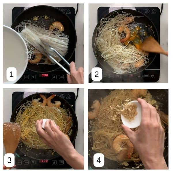 step by step how to make pad thai