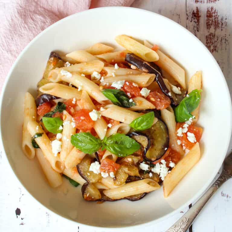 Pasta Melanzane – Pasta with Eggplant and Tomato