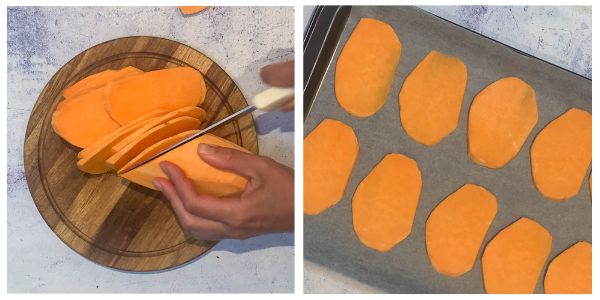 steps how to make baked potato slices