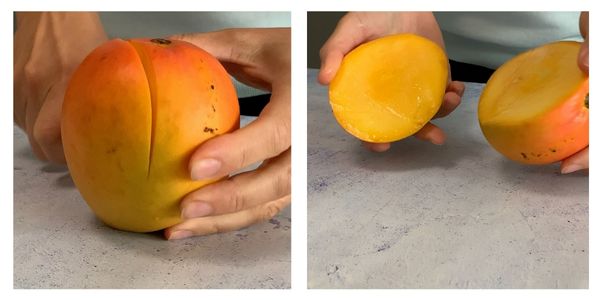 how to cut mango step by step 1