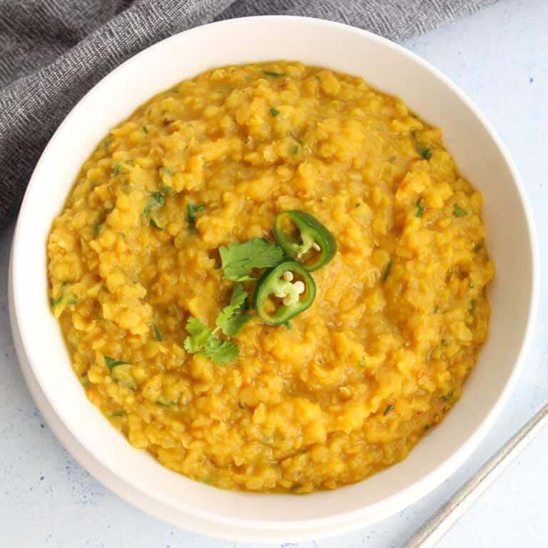 Easy Indian Chana Dal Recipe (red lentil curry)