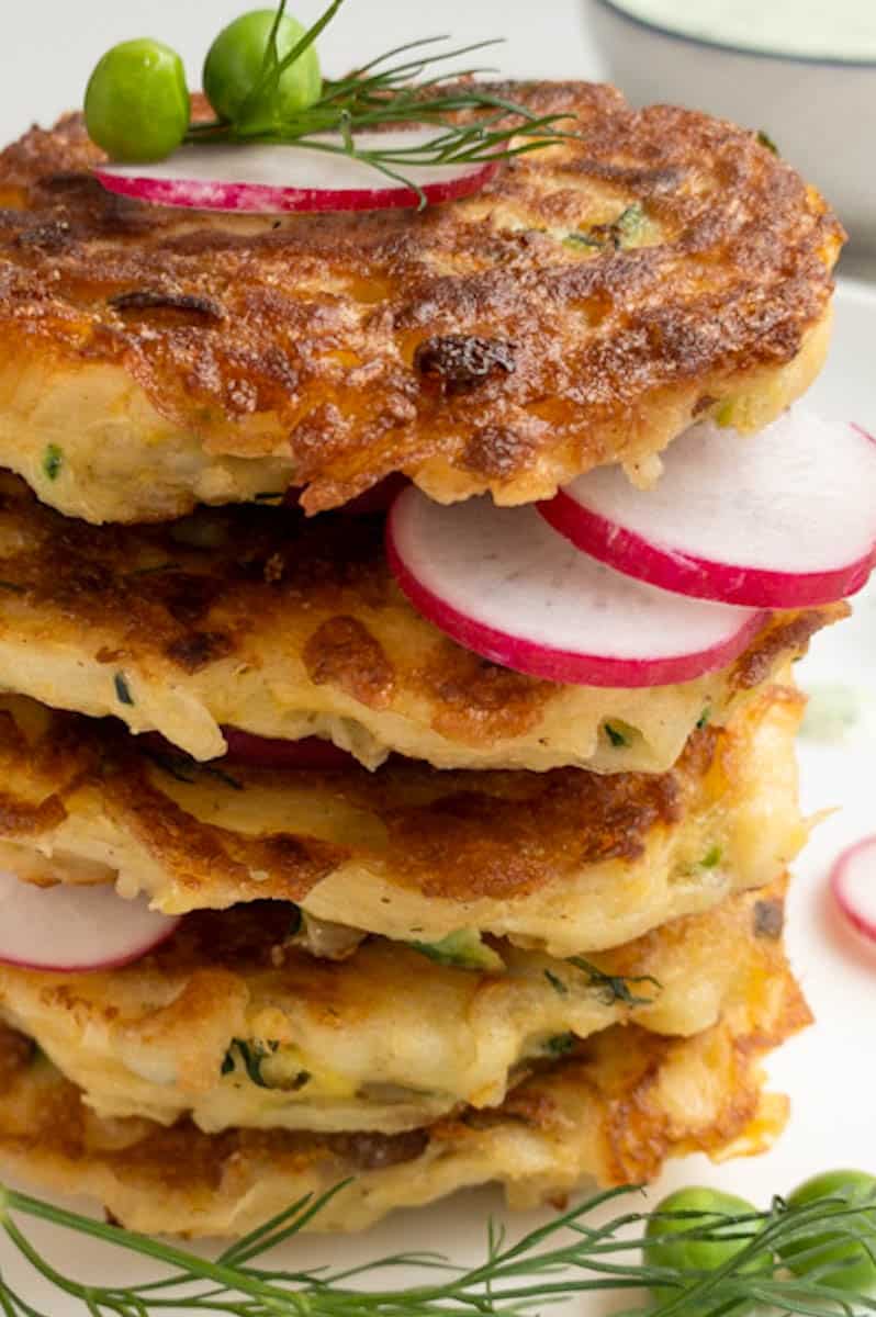 a staple of zucchini fritters