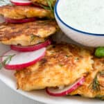 zucchini and halloumi fritters